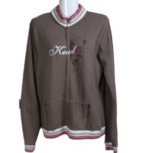 Kewl Full -Zip Jacket Women's Blue Long Sleeve